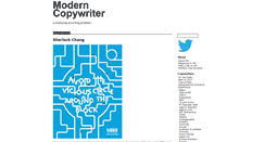 Desktop Screenshot of moderncopywriter.com